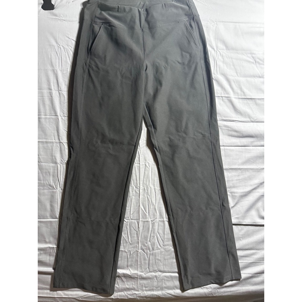 The North Face Active Pants Womens Large Long Black Good Straight Leg Hiking